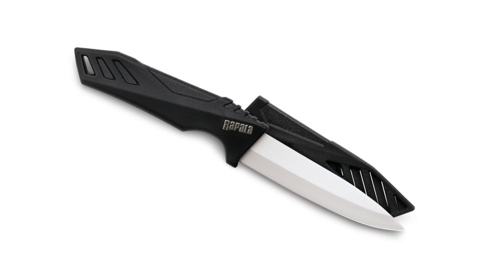 Rapala Ceramic Utility Knife, 4in, Black, RCUKB4