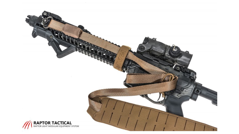 Raptor Tactical Two Point REFLEX MK1 Gun Sling, Coyote Brown, RS1-CB