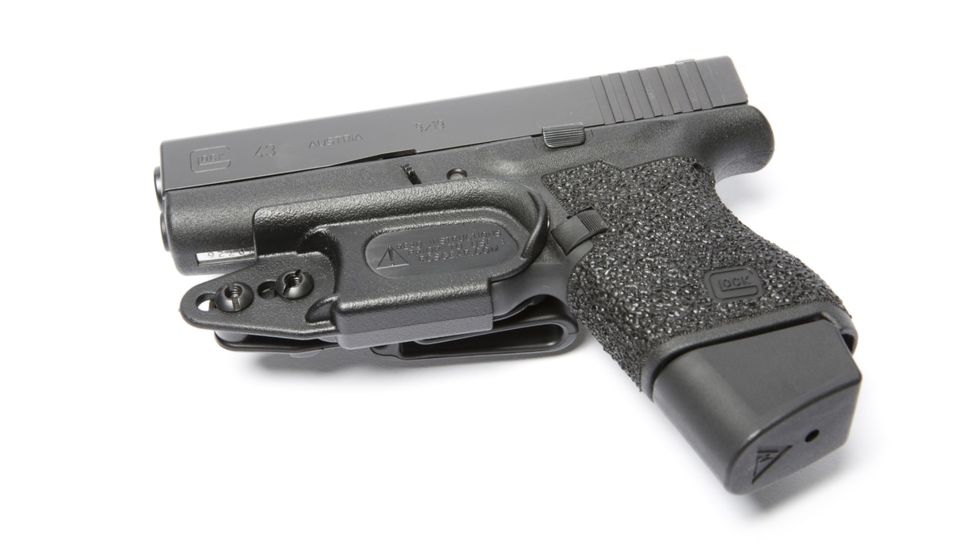 Raven Concealment VanGuard 2 Holster Advanced Kit, Glock 42/43, 1.5in Overhook, Black, VG2G42/43BKOH