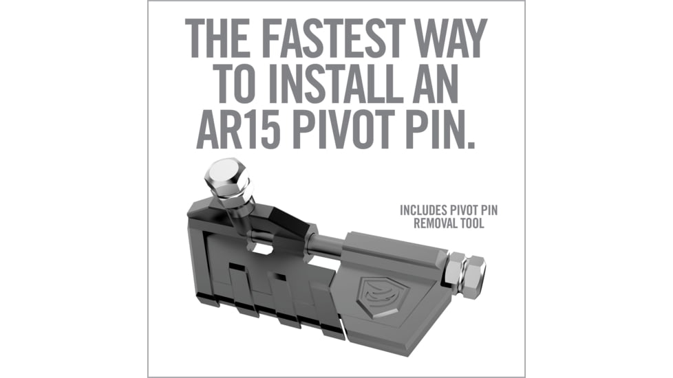 Real Avid AR15 Pivot Pin Tool-Pro, Grey, Black, Small, AVARPPTPRO