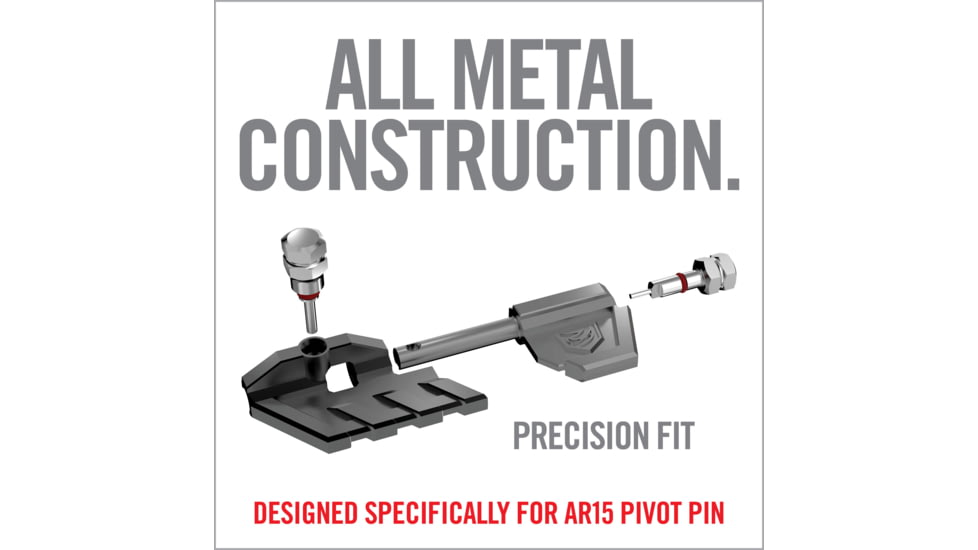 Real Avid AR15 Pivot Pin Tool-Pro, Grey, Black, Small, AVARPPTPRO