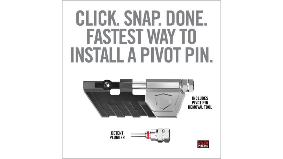 Real Avid AR15 Pivot Pin Tool-Pro, Grey, Black, Small, AVARPPTPRO