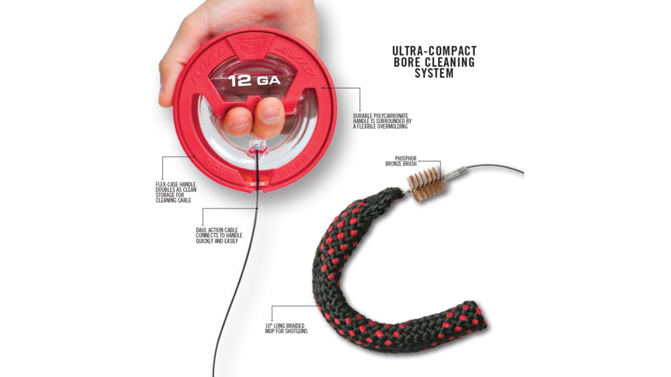 Real Avid Bore Boss Smart Bore Cleaner, 12ga, AVBB12G