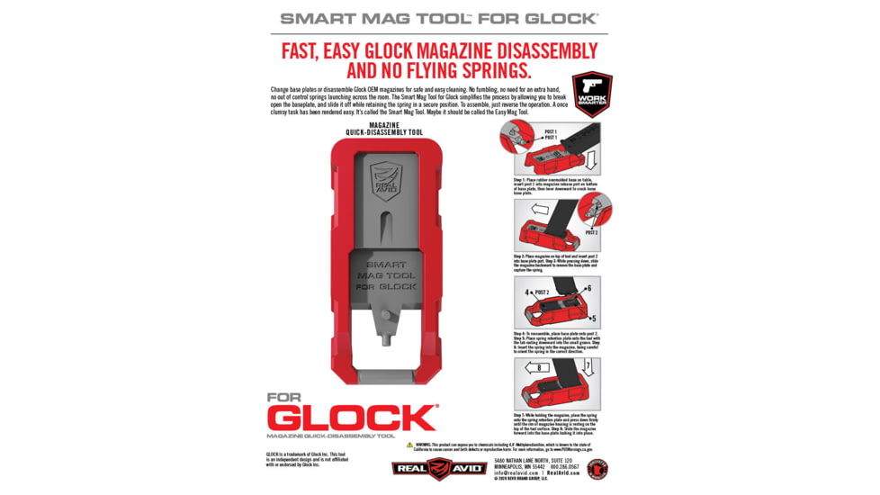 Real Avid Smart Mag Glock Multi-Tool, AVGLOCKMT