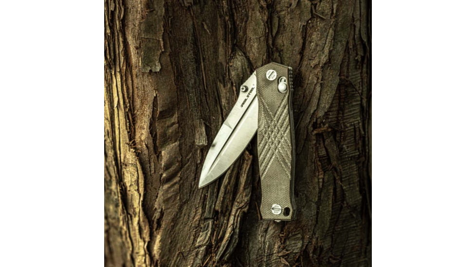 Real Steel Muninn Slide Lock Micarta
