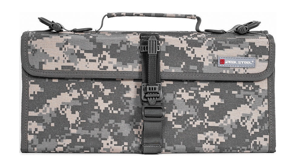 Real Steel Pilgrim 22 Knife Bag, 1050D Ballistic Nylon, Camo, RS043