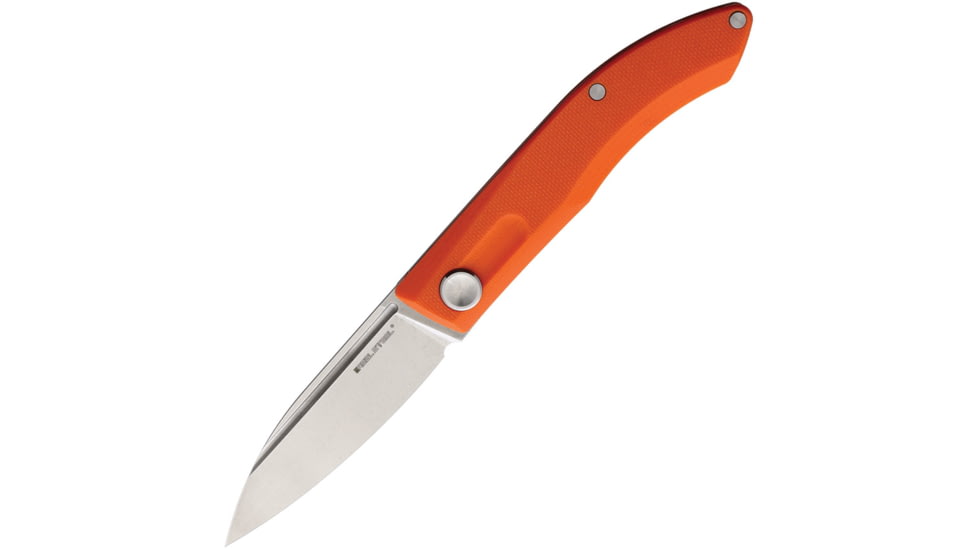 Real Steel Stella Folder Folding Knife, Orange G10 handle, 7052