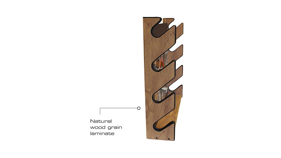 Realtree 4 Gun Wall Storage Rack, Camo, 30 x 5 x 35, 39-4004