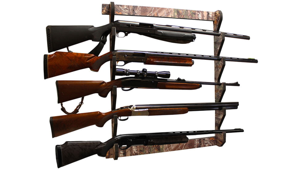 Realtree 5 Gun Wall Rack, Camo, 29.5 x 4 x 33, 39-7011