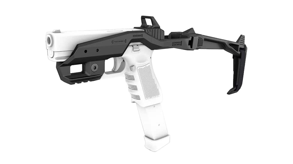 Recover Tactical 20/20N43 BRACE Stabilizer Kit for Glock 43, Glock 43X and Glock 48 G43, G43X, G48 - All Gens/Versions, Black, 2020N43B-01