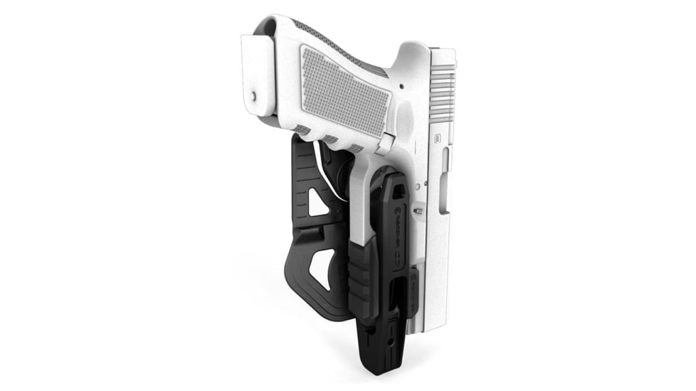 Recover Tactical G7-01 OWB Paddle Holster For The Glock 17/19, Black, Small, G7