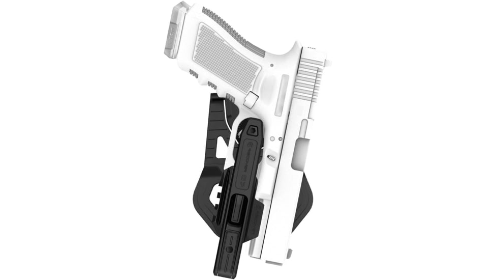 Recover Tactical G7-01 OWB Paddle Holster For The Glock 17/19, Black, Small, G7