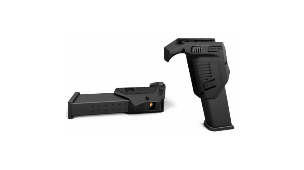 Recover Tactical Mg9L Angled Mag Holder W/2020 Lock For Glock, Black, MG9L-01