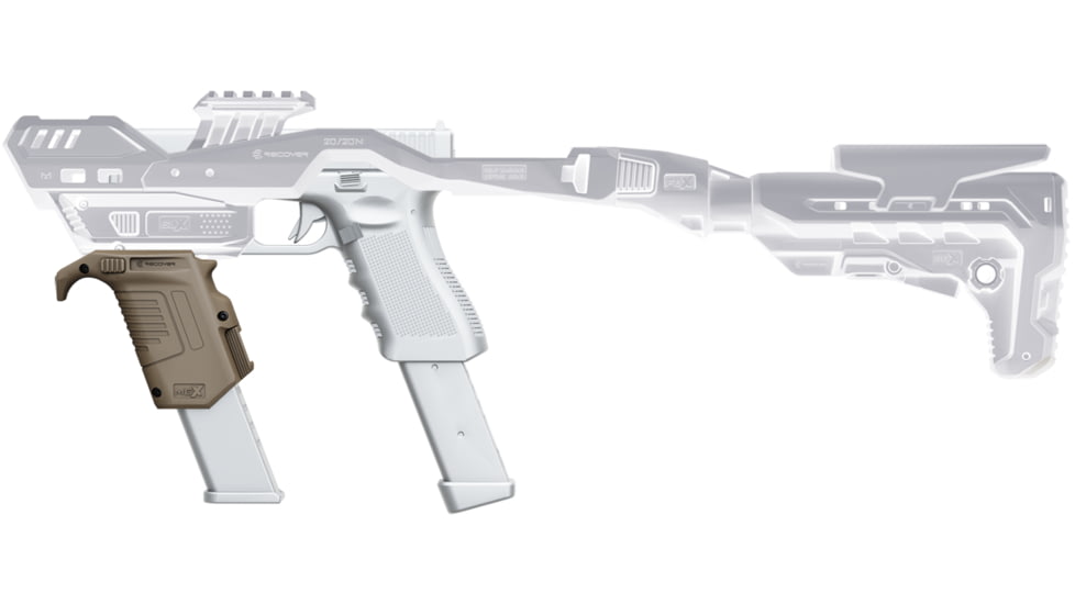 Recover Tactical MGX Forward Mag Pouch for 20/20 Series Stabilizer Kits, FDE, MGX-GL-02