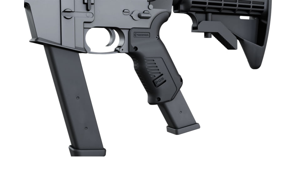 Recover Tactical PG9 P-IX &amp; AR9 Grip w/ Integral Mag Holder, Black, PG9-01