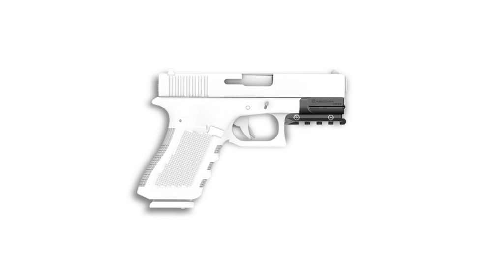 Recover Tactical Picatinny Over Rail Adapter, Glock 17/19 Gen3-5, Black, OR19-01
