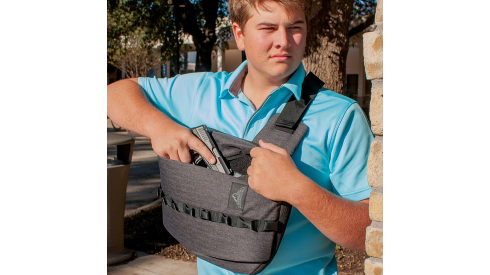 Red Rock Outdoor Gear 12.5L Sonoma Sling Pack, Charcoal, 86-005CHR