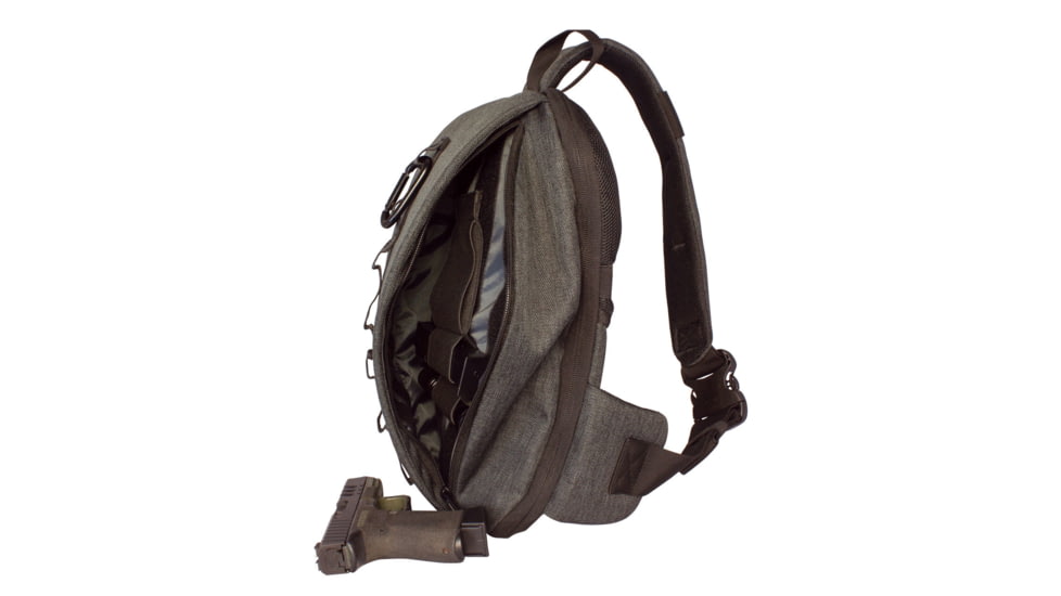 Red Rock Outdoor Gear 12.5L Sonoma Sling Pack, Charcoal, 86-005CHR