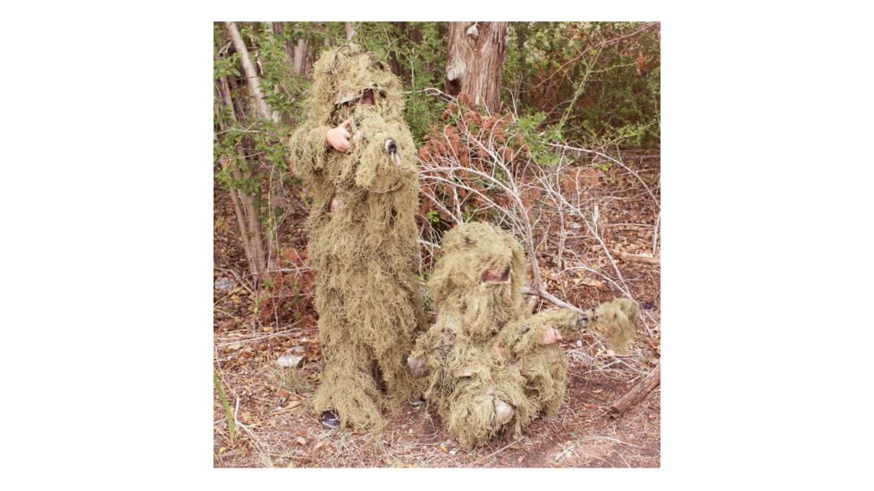 Red Rock Outdoor Gear 5-Piece Youth Ghillie Suit Woodland, Desert, Large, 70916YL