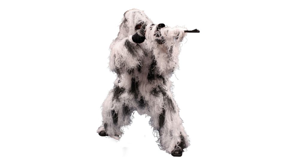 Red Rock Outdoor Gear 5-Piece Ghillie Suit, Snow, Extra Large, 70917XL/XXL