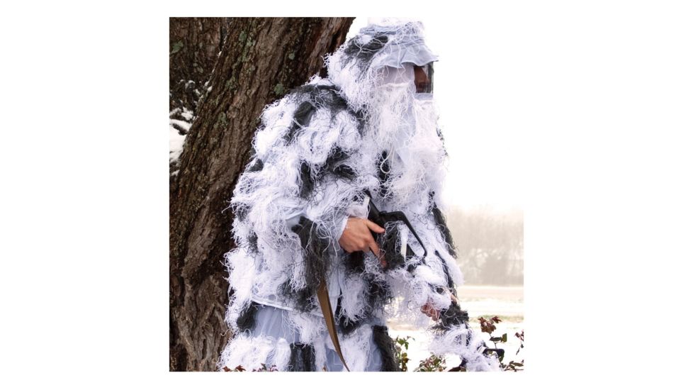 Red Rock Outdoor Gear 5 Piece Ghillie Suit, Snow, X-Large-2X-Large 70917XL/XXL
