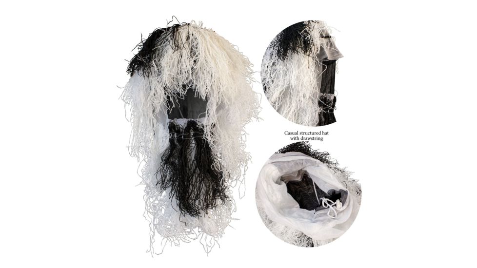 Red Rock Outdoor Gear 5 Piece Ghillie Suit, Snow, X-Large-2X-Large 70917XL/XXL