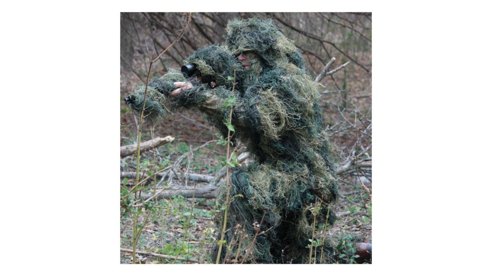 Red Rock Outdoor Gear 5 Piece Ghillie Suit, Woodland, Medium-Large 70915M/L