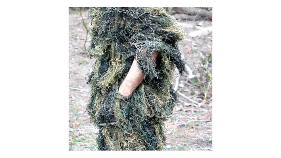 Red Rock Outdoor Gear 5 Piece Ghillie Suit, Woodland, Medium-Large 70915M/L