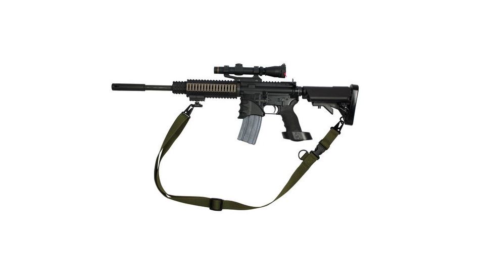 Red Rock Outdoor Gear C1 2-to-1 Point 1.25in. Tactical Sling, Olive Drab 37-001OD