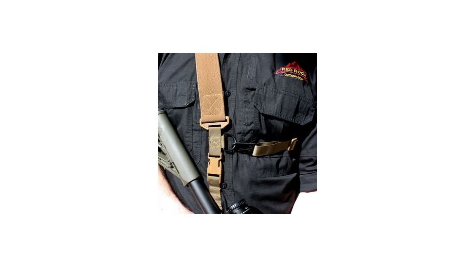 Red Rock Outdoor Gear C2 2-to-1 Point 2in. Tactical Sling, Coyote 37-002COY