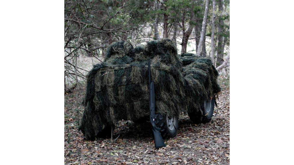 Red Rock Outdoor Gear Ghillie Blind Camouflage Netting, Woodland, 5ftx12ft 70935