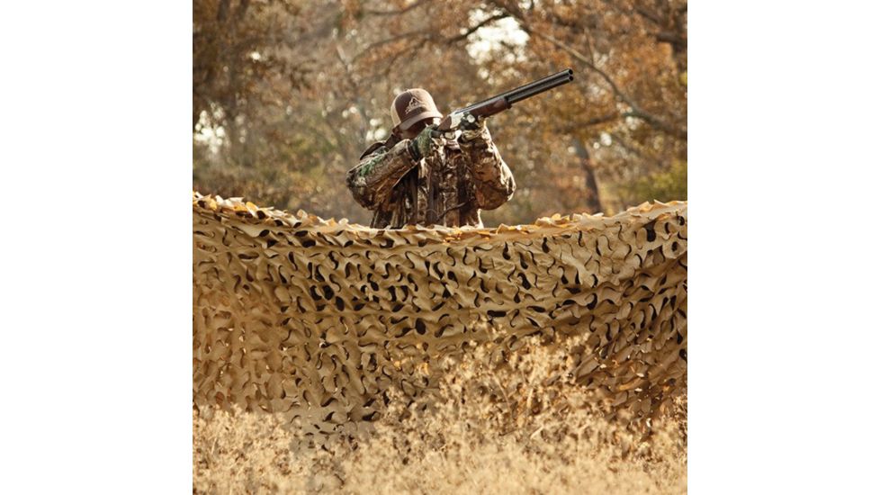 Red Rock Outdoor Gear Hunting Series Camouflage Netting, Desert, 6'x8', 068D