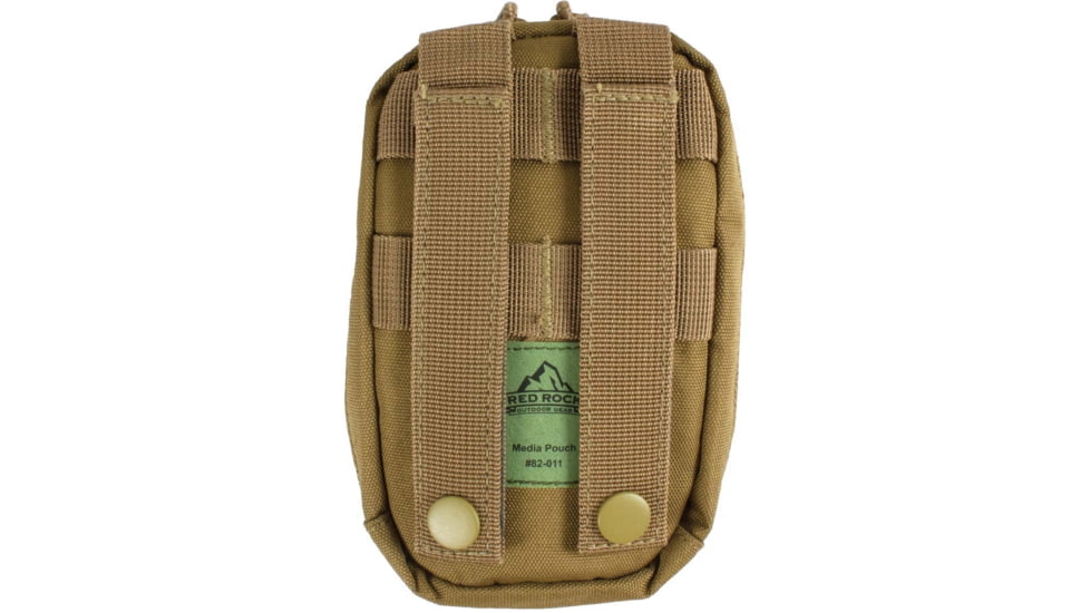 Red Rock Outdoor Gear MOLLE Media Pouch, Coyote, 82-011COY