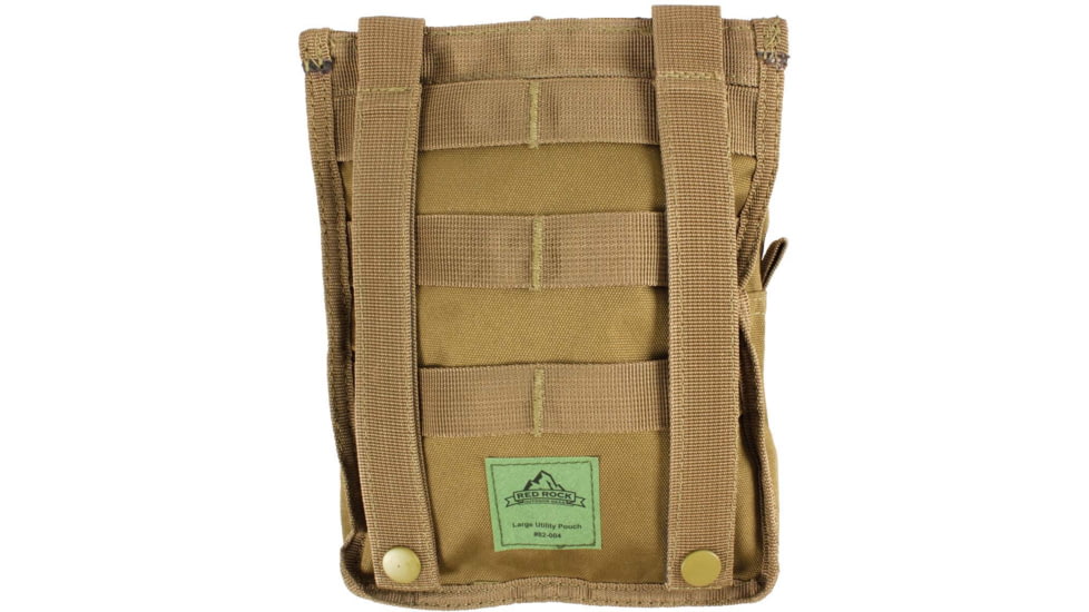 Red Rock Outdoor Gear MOLLE Utility Pouch, Large, Coyote, 82-004COY