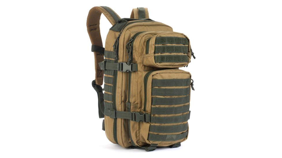 Red Rock Outdoor Gear 28L Rebel Assault Pack, Coyote w/Olive Drab, 80136CO