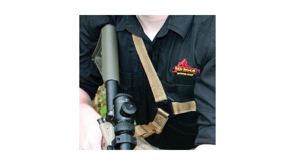 Red Rock Outdoor Gear S1 Single-Point 1.25in. Tactical Sling, Coyote 37-005COY