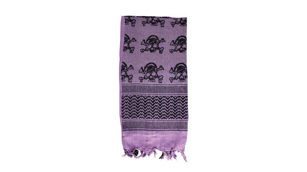 Red Rock Outdoor Gear Shemagh Head Wrap, Purple/Black, 70-28