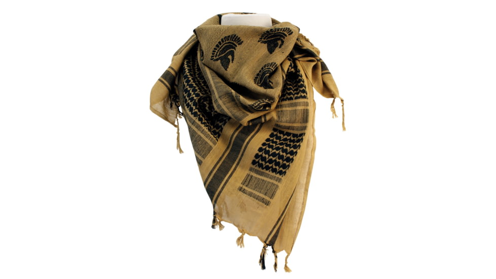 Red Rock Outdoor Gear Shemagh Head Wrap, Coyote/Black, 70-38