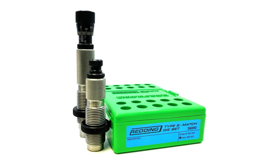 Redding Reloading Type S Match Full Die Set, 25 Creedmoor, 36960