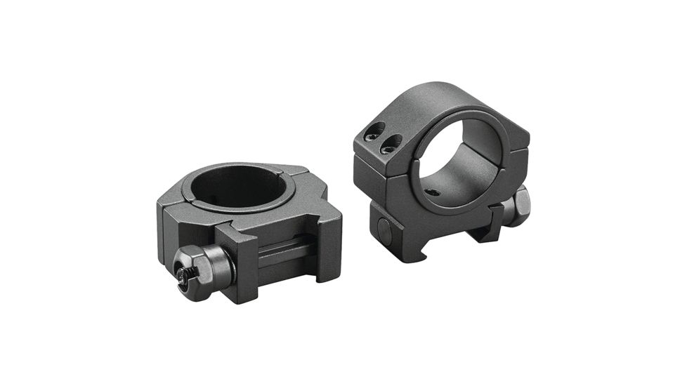 Tasco 1in to 30mm Medium Reducing Ring, Matte Black, Clam E/F, TS00602