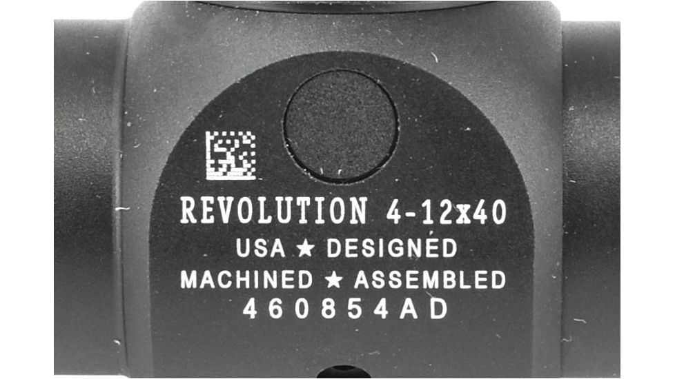 Redfield Revolution 4-12x40mm Matte 4-Plex Rifle Scope