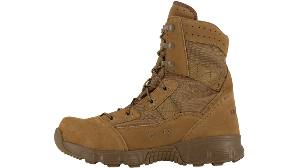 Reebok Hyper Velocity 8 Inch Boot, Leather, Coyote Brown, 6, W RB821-COYOTEBRN-6-W-W
