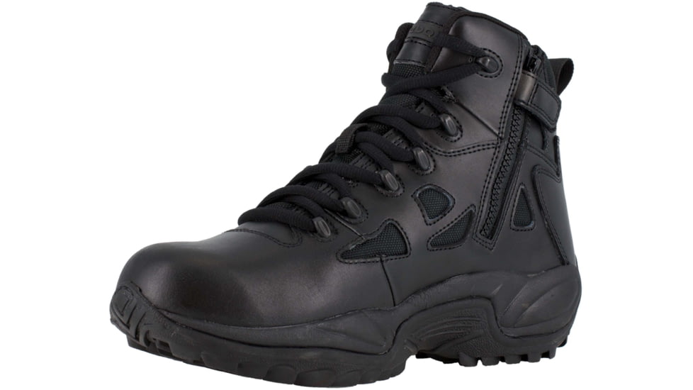 Reebok Rapid Response RB 6in. Black Military Boot, Black, 9.5 RB8688-BLK-9.5-MEN-W