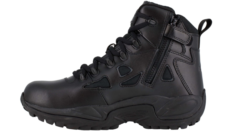 Reebok Rapid Response RB 6in. Black Military Boot, Black, 9.5 RB8688-BLK-9.5-MEN-W