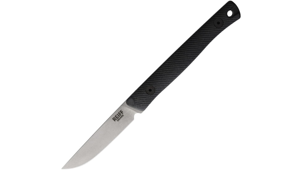 Reiff Knives Drake Bird &amp; Trout Fixed Blade, REKDK319BLGBLKA