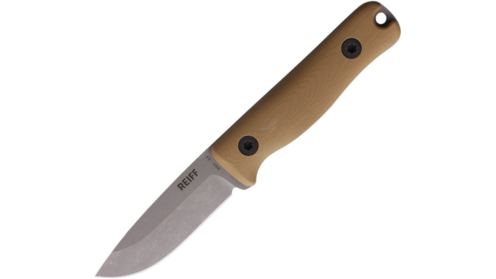 Reiff Knives F3 EDC Fixed Blade Tan