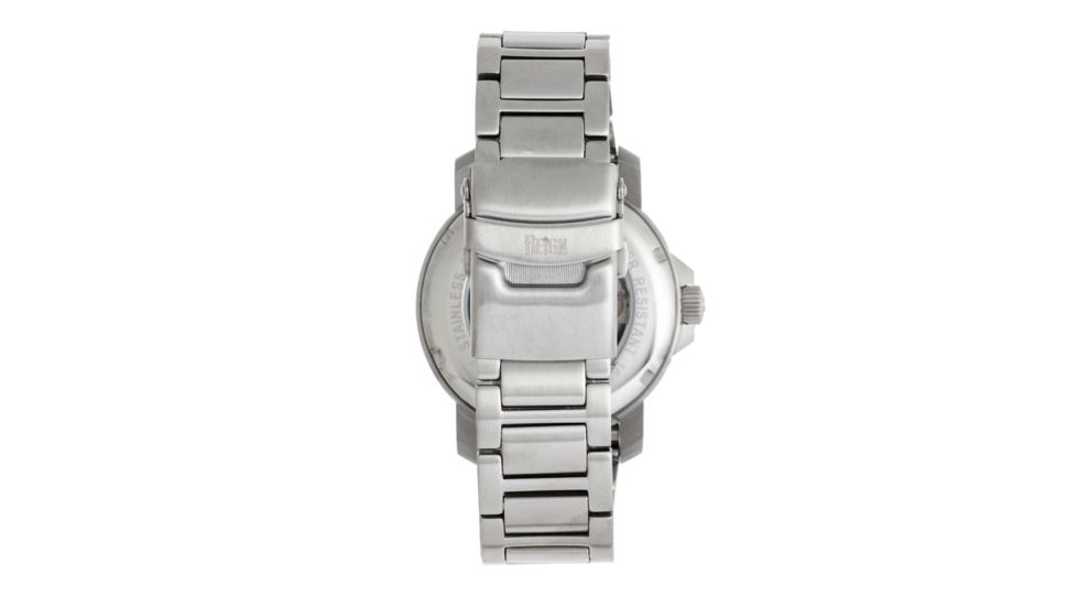 Reign Helios Automatic Bracelet Watch w/Day/Date, Silver/White, One Size, REIRN5701