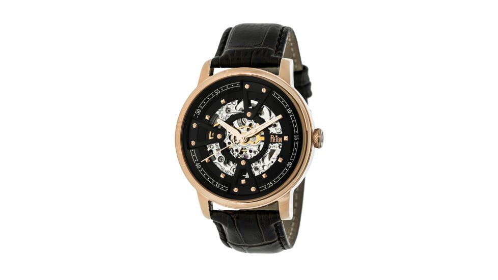 Rn3605 Belfour Mens Watch, Dark Brown