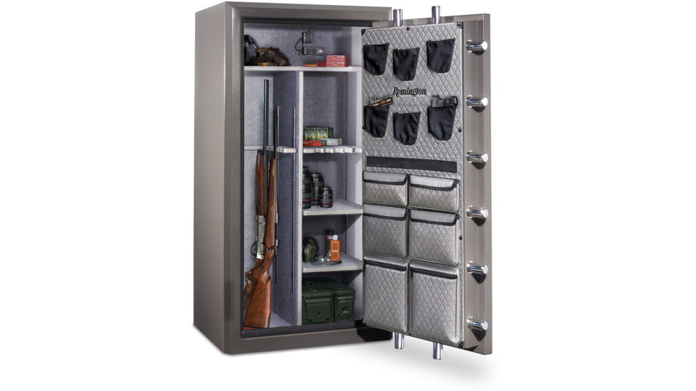 Remington Nitro Series Gun Safe, Holds 36 + 6, Seltzer Gray-Gloss Metallic Powder Coat, SECSAR6536N