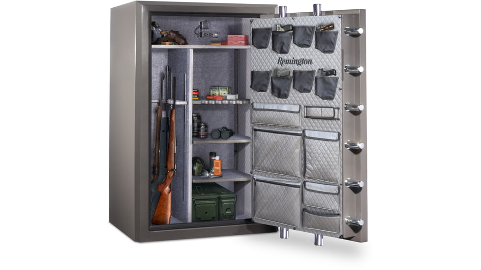 Remington Nitro Series Gun Safe, Holds 56 + 8, Seltzer Gray-Gloss Metallic Powder Coat, SECSAR6556N